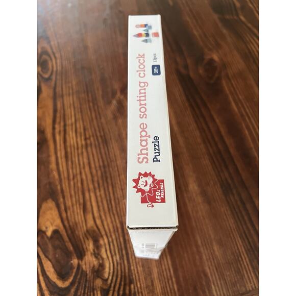 LEO & FRIENDS Shape Sorting Clock - Removable Number Blocks Educational Toy NEW - Picture 8 of 8